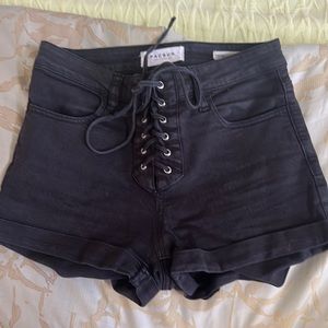 Pacsun Black Denim Shorts